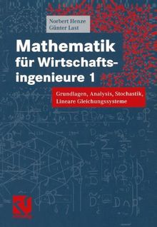 Mathematik für Wirtschaftsingenieure 1: Grundlagen, Analysis, Stochastik, Lineare Gleichungssysteme