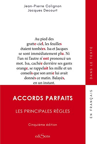 Accords Parfaits. Les Principale Regles (en Francais Dans Le Texte)