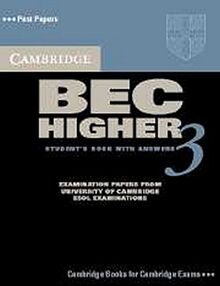 Cambridge Bec 3: Examination Papers From The University Of Cambridge Local Examinations Syndicate