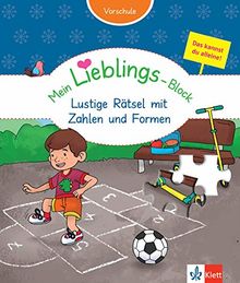 Klett Mein Lieblings-Block Lustige Rätsel mit Zahlen und Formen: Vorschule ab 5 Jahren. Das kannst du alleine!