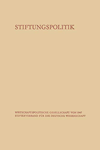 Stiftungspolitik