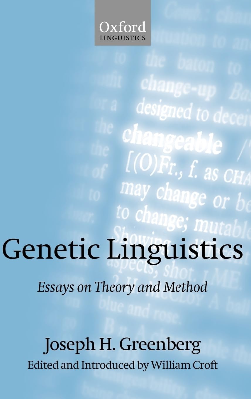 Genetic Linguistics: Essays on Theory and Method