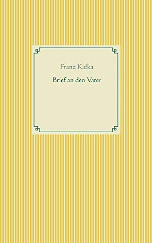 Brief an den Vater (Taschenbuch-Literatur-Klassiker)