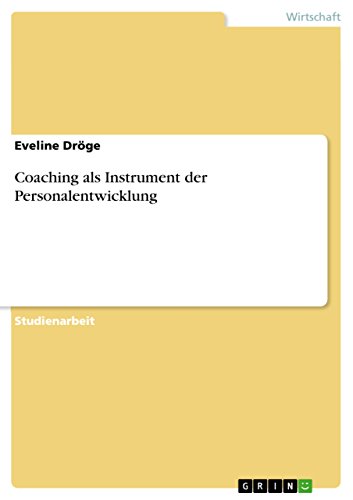 Coaching als Instrument der Personalentwicklung