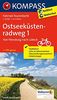 Ostseeküstenradweg 1, Von Flensburg nach Lübeck: Fahrrad-Tourenkarte. GPS-genau. 1:50000. (KOMPASS-Fahrrad-Tourenkarten, Band 7052)