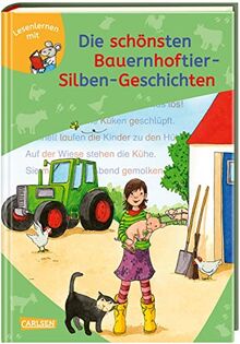 LESEMAUS zum Lesenlernen Sammelbände: Die schönsten Bauernhoftier-Silben-Geschichten: 6er Sammelband: Extra Lesetraining – Lesetexte mit farbiger Silbenmarkierung von Carlsen | Buch | Zustand sehr gut