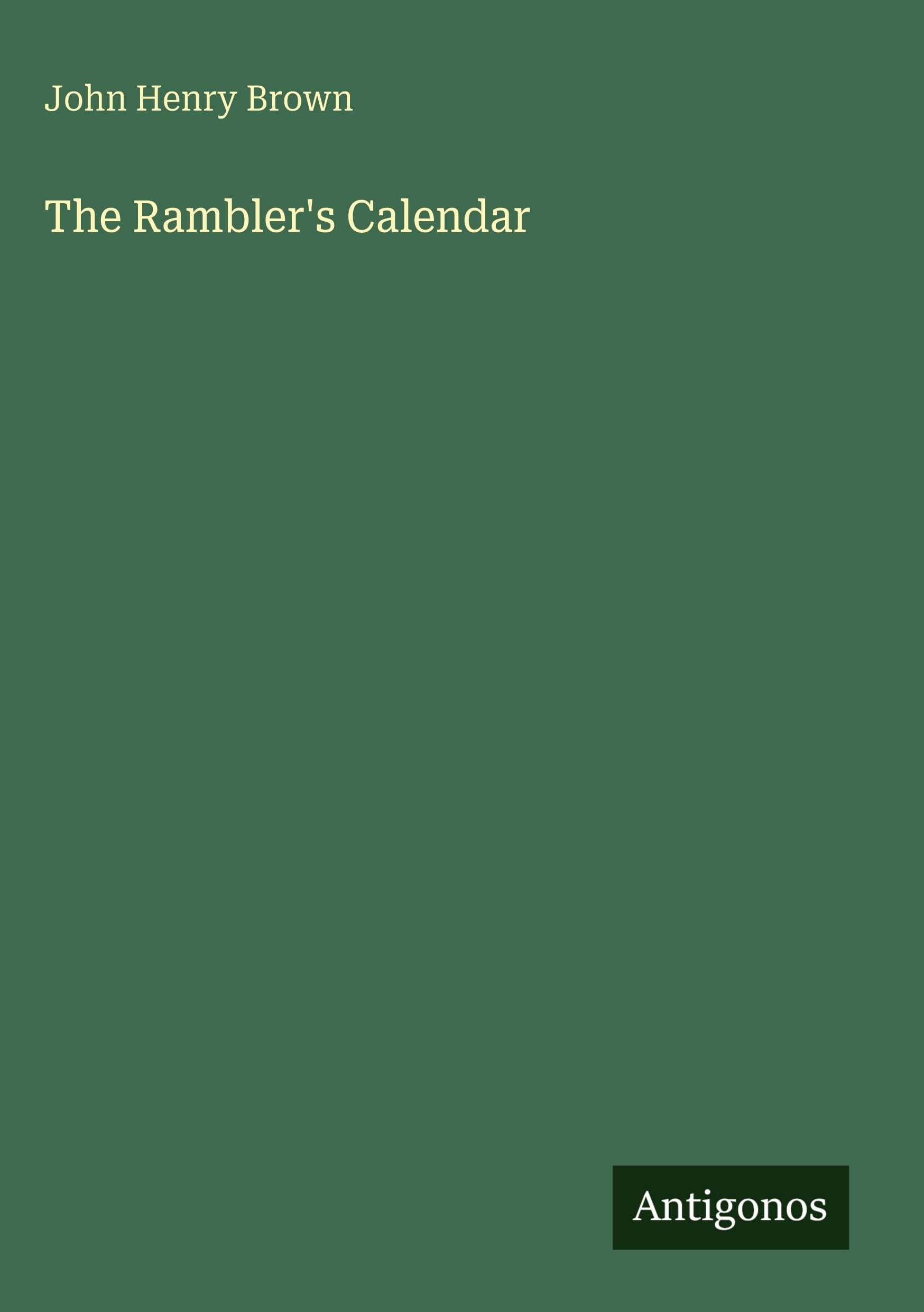 The Rambler's Calendar