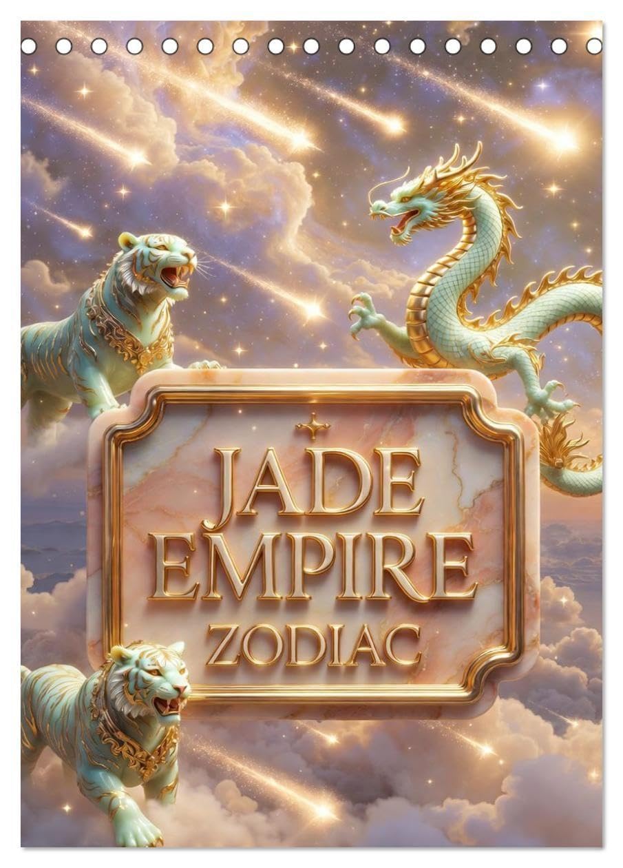 Jade Empire Zodiac (Desk Calendar 2027 DIN A5 portrait), CALVENDO 12 Month DeskCalendar