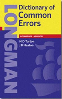 Longman Dictionary of Common Errors