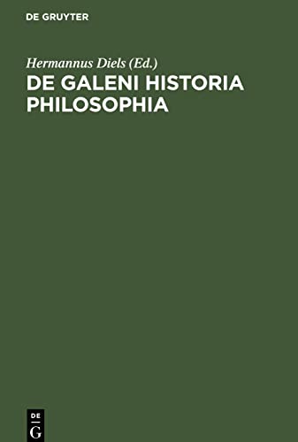 De Galeni historia philosophia