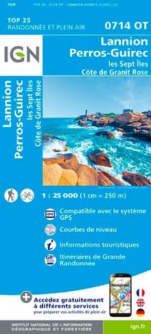 Lannion/Perros-Guirec 1 : 25 000