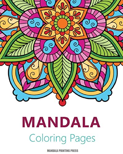 Mandalas Coloring Book: Featuring Beautiful Mandalas and Patterns Designs for Stress Relief and Relaxation