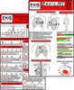EKG Basic Set (2er Set) - Herzrhythmusstörungen, EKG Auswertung - Medizinische Taschen-Karte
