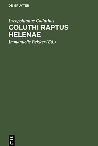 Coluthi raptus Helenae