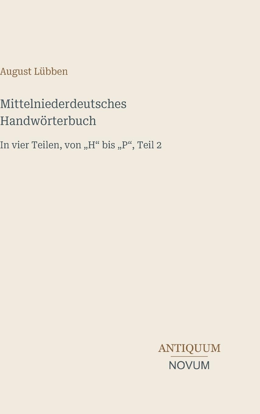 Mittelniederdeutsches Handwörterbuch