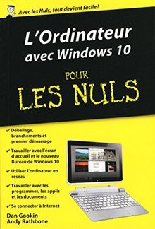 L'ordinateur avec Window 10 pour les nuls