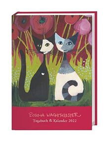Rosina Wachtmeister Kalenderbuch A6 2022 mit Silberfolienprägung - Tagebuch - Terminkalender - Taschenkalender - Wochenplaner - 176 Seiten, Lesebändchen - 11,5 x 16,3 cm