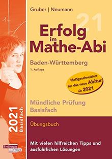 Erfolg im Mathe-Abi 2021 Mündliche Prüfung Basisfach Baden-Württemberg