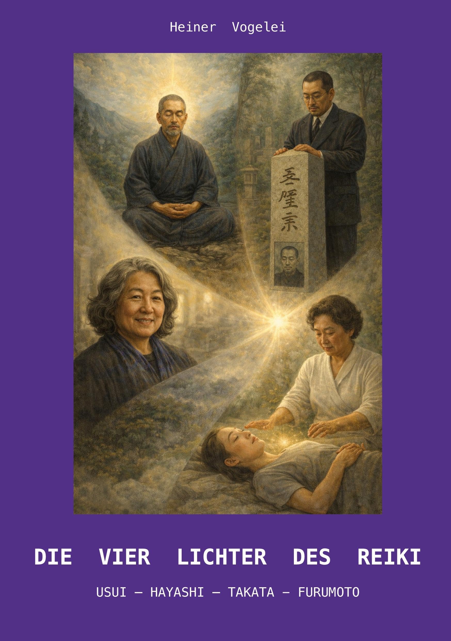 Die vier Lichter des Reiki: Usui-Hayashi-Takata-Furumoto