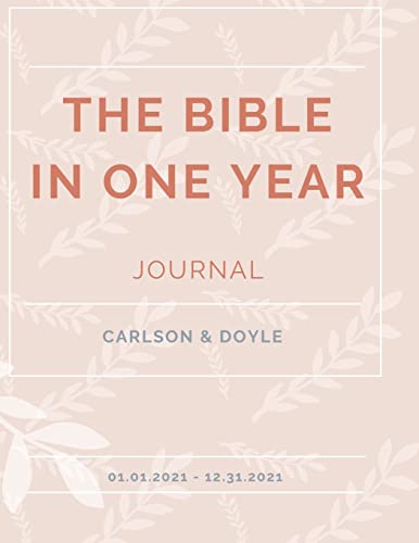 The Bible in a Year Journal 2021