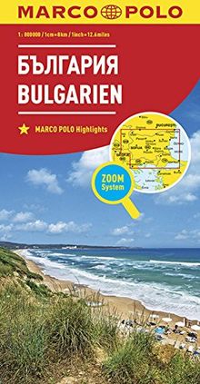 MARCO POLO Länderkarte Bulgarien 1:800 000 (MARCO POLO Länderkarten)