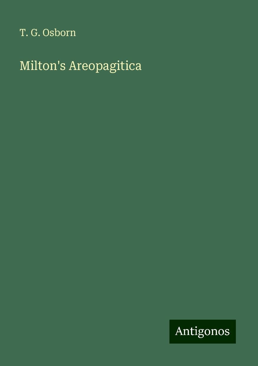 Milton's Areopagitica