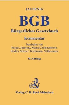 Bürgerliches Gesetzbuch (BGB), Kommentar