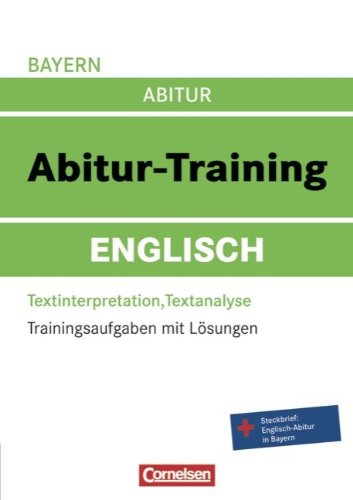 Abitur-Training Englisch - Bayern: Arbeitsbuch mit Trainingsaufgaben ...