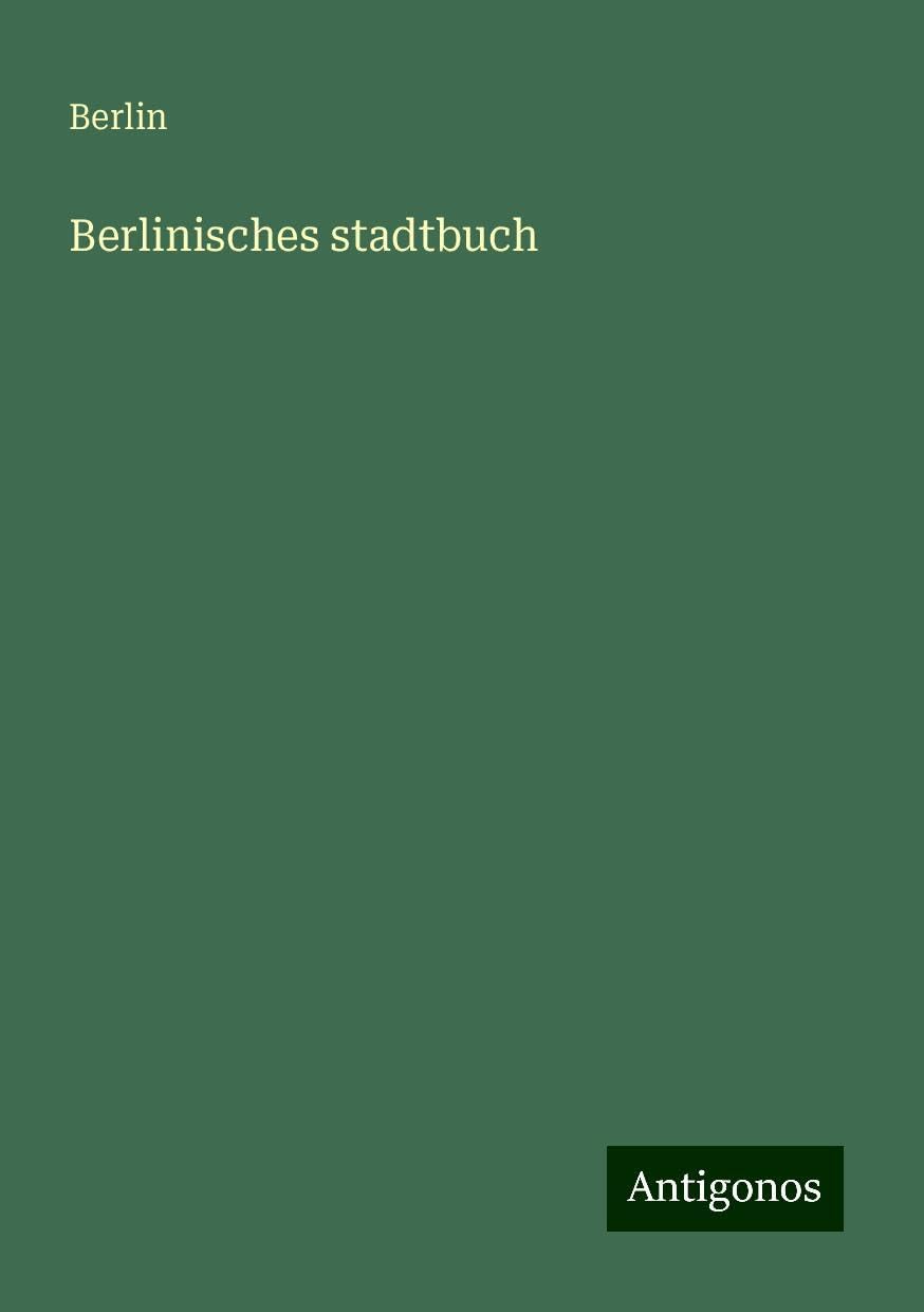 Berlinisches stadtbuch