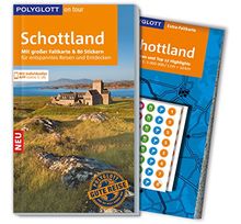 POLYGLOTT on tour Reiseführer Schottland: Mit großer Faltkarte, 80 Stickern und individueller App