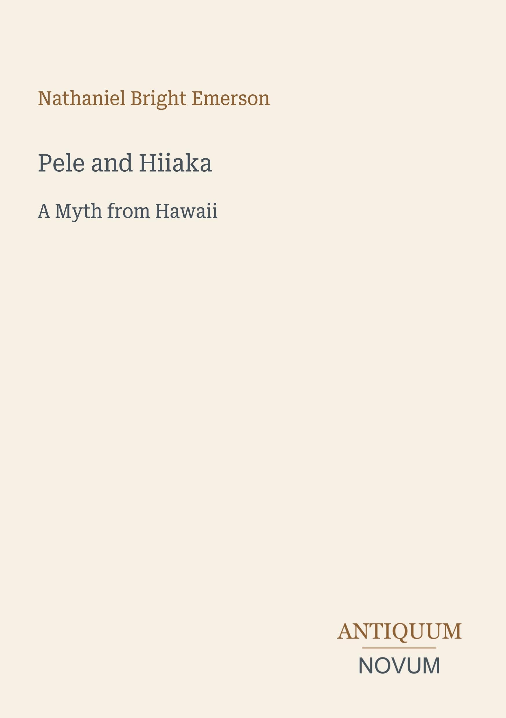 Pele and Hiiaka