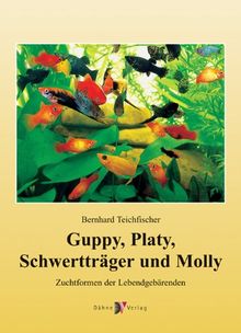 Guppy, Platy, Schwertträger und Molly. Zuchtform der Lebendgebärenden