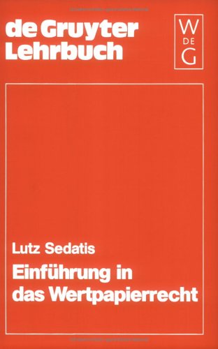 Einführung in das Wertpapierrecht