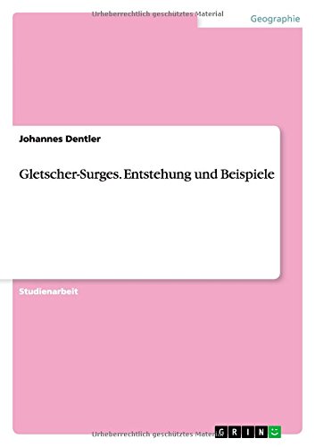 Gletscher-Surges. Entstehung und Beispiele