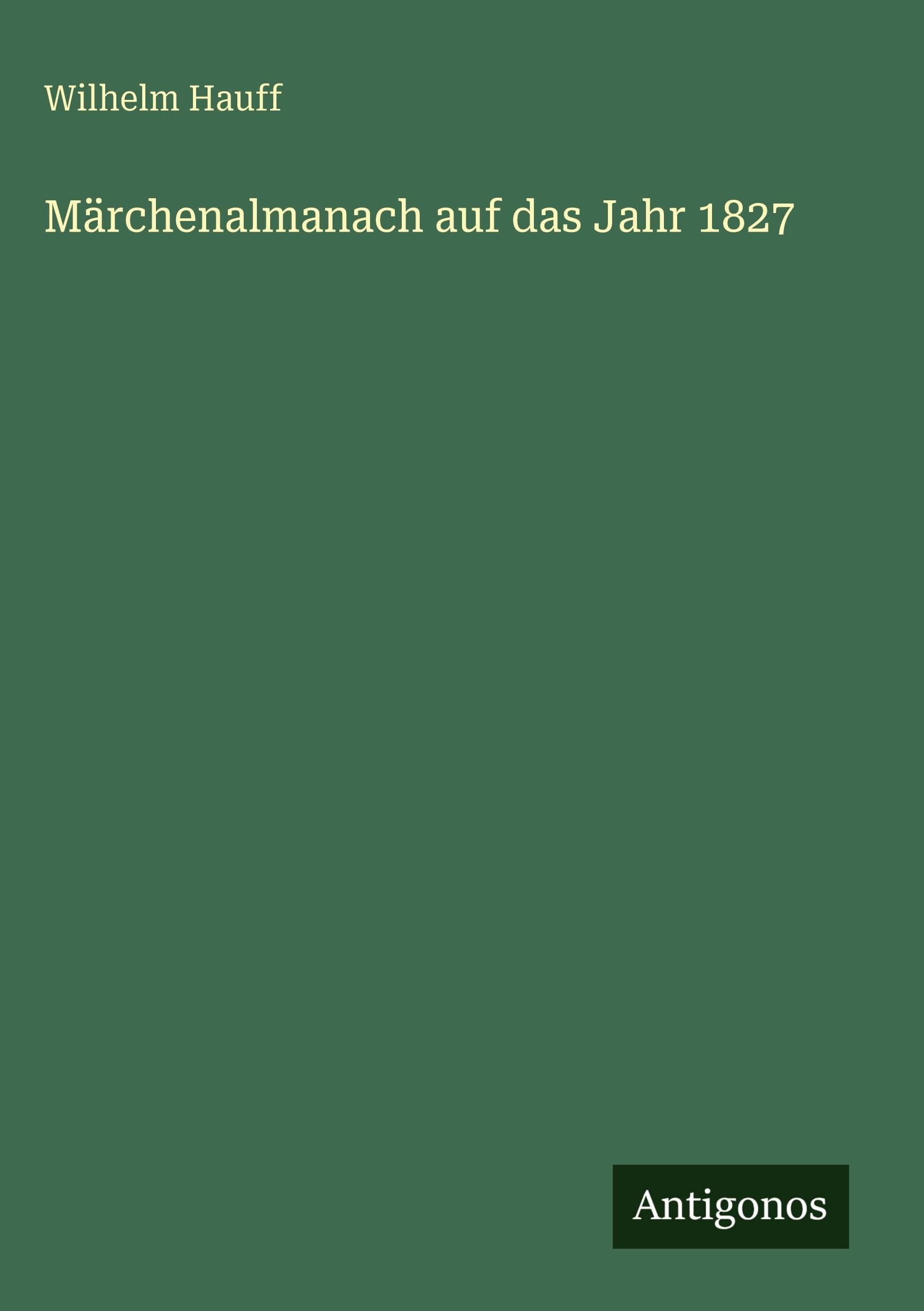 Märchenalmanach auf das Jahr 1827