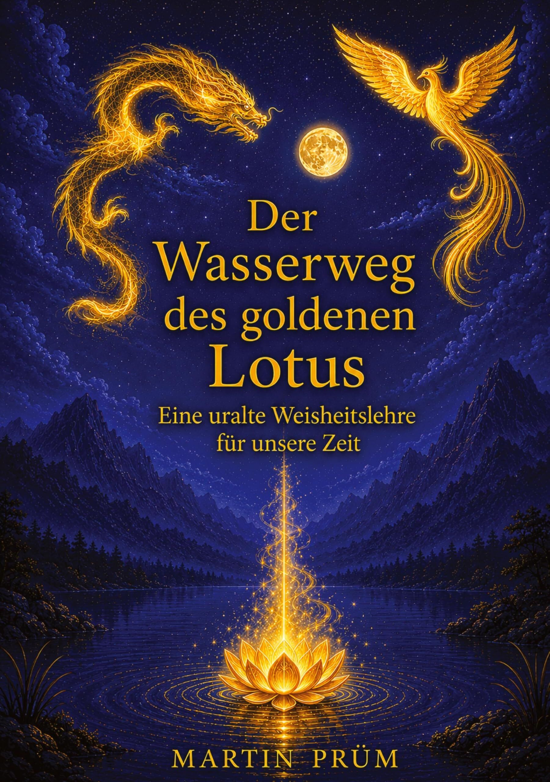 Wasserweg des goldenen Lotus