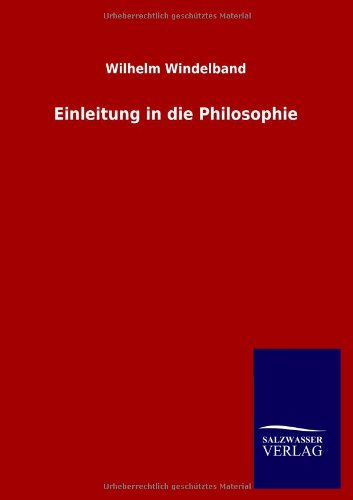 Einleitung in die Philosophie