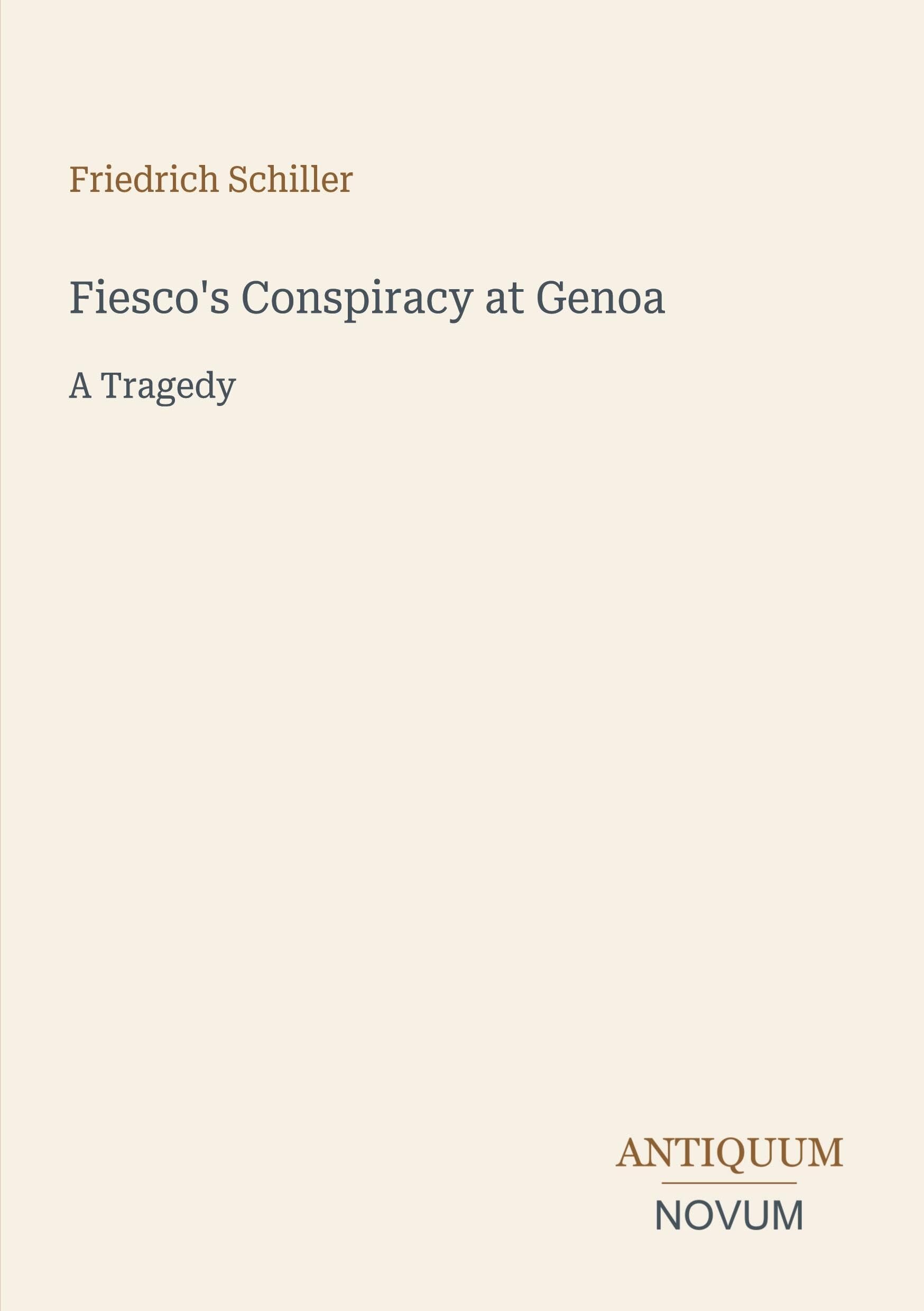 Fiesco's Conspiracy at Genoa
