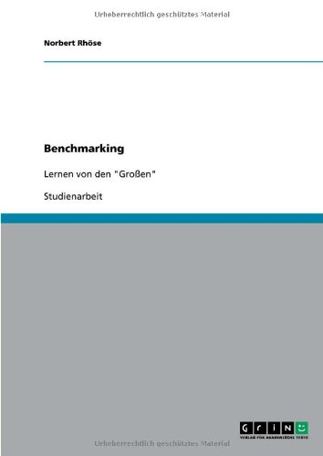 Benchmarking: Lernen von den Großen
