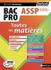 Toutes les matières Bac Pro ASSP Accompagnement Soins et Services à la Personne 2nd 1re Tle