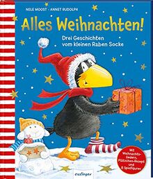 Der kleine Rabe Socke: Alles Weihnachten!: Drei Geschichten vom kleinen Raben Socke | Kindergeschenk