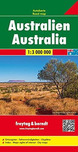 Freytag Berndt Autokarten, Australien - Maßstab 1:3.000.000 (freytag & berndt Auto + Freizeitkarten)