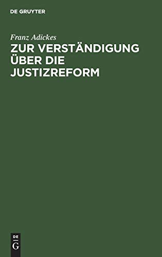 Zur Verständigung über die Justizreform