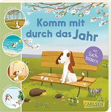 Komm mit durch das Jahr: Frühling, Sommer, Herbst und Winter | Ein Jahreszeiten-Buch aus der Ukraine: Enthält zwei extra Seiten mit Bildwörtern zum Suchen, Finden und Entdecken