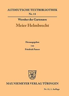 Meier Helmbrecht (Altdeutsche Textbibliothek, Band 11)