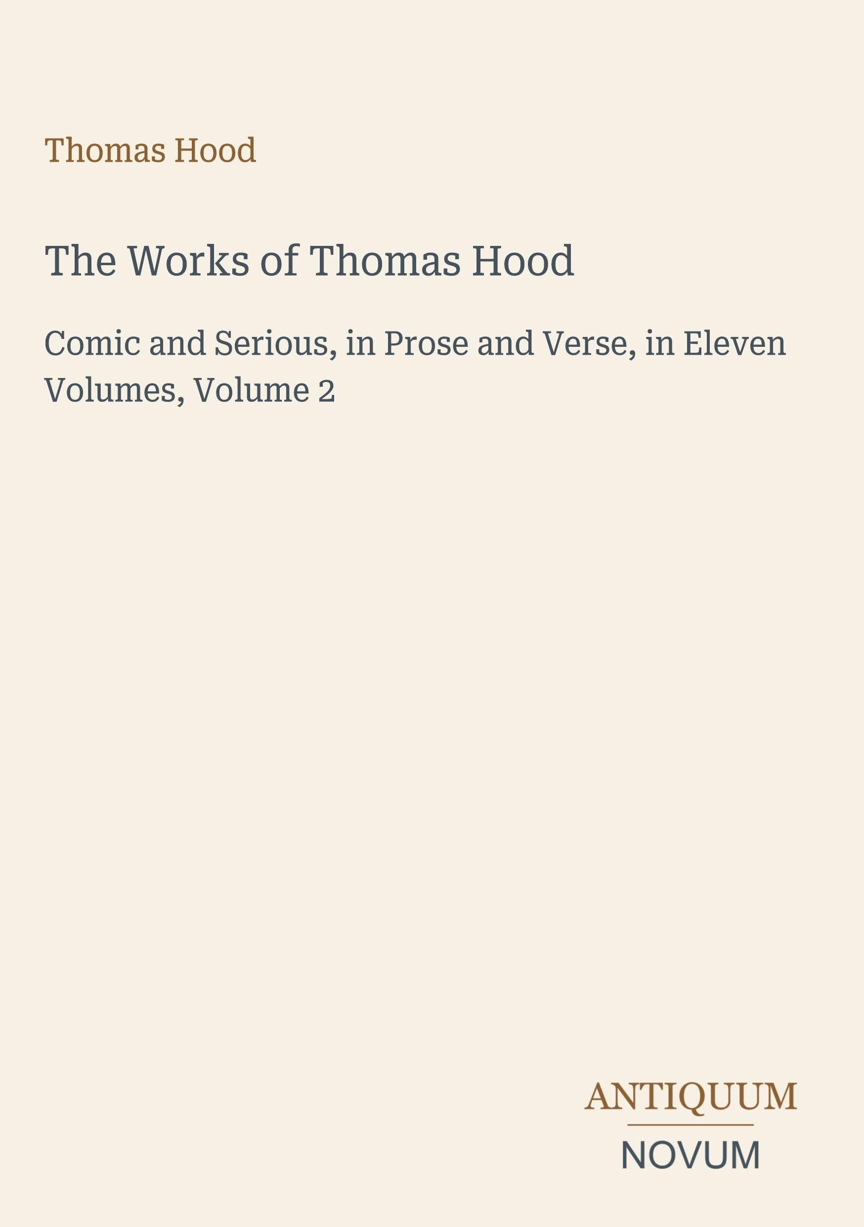 The Works of Thomas Hood