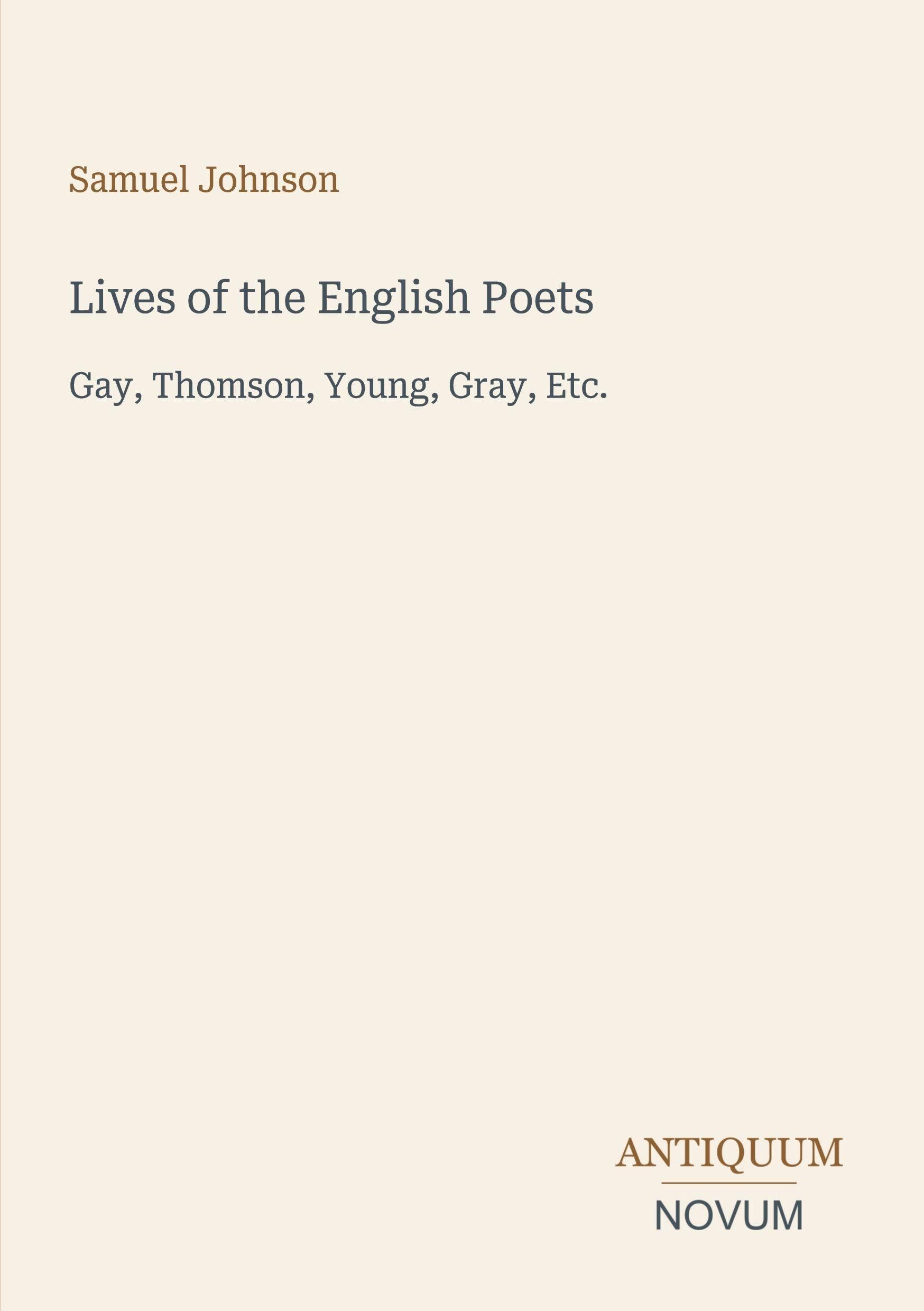 Lives of the English Poets