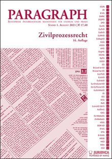 Paragraph - Zivilprozessrecht: 16. Auflage (Edition Juridica)