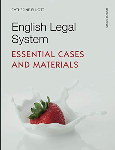 English Legal System: Essential Cases & Materials