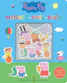 Peppa Pig Magnet-Spiel-Buch: Lernspaß mit 16 Magneten